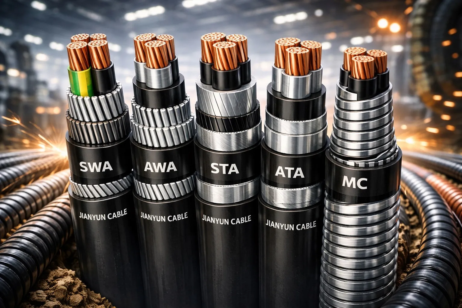 Types of Armored Cables Explained