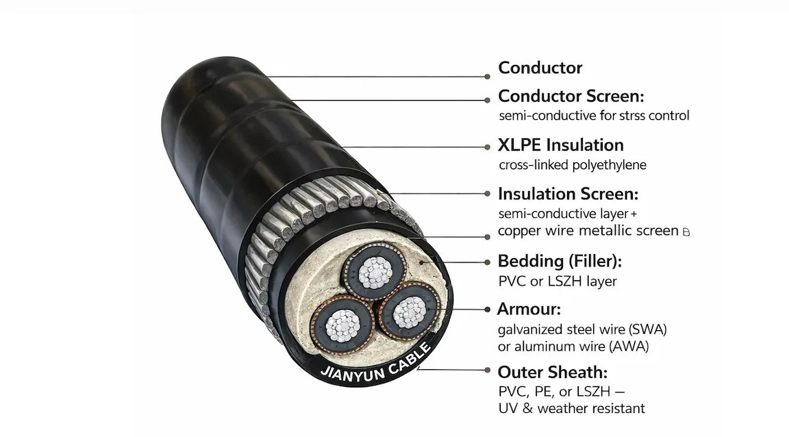 XLPE power cable XLPE power cable