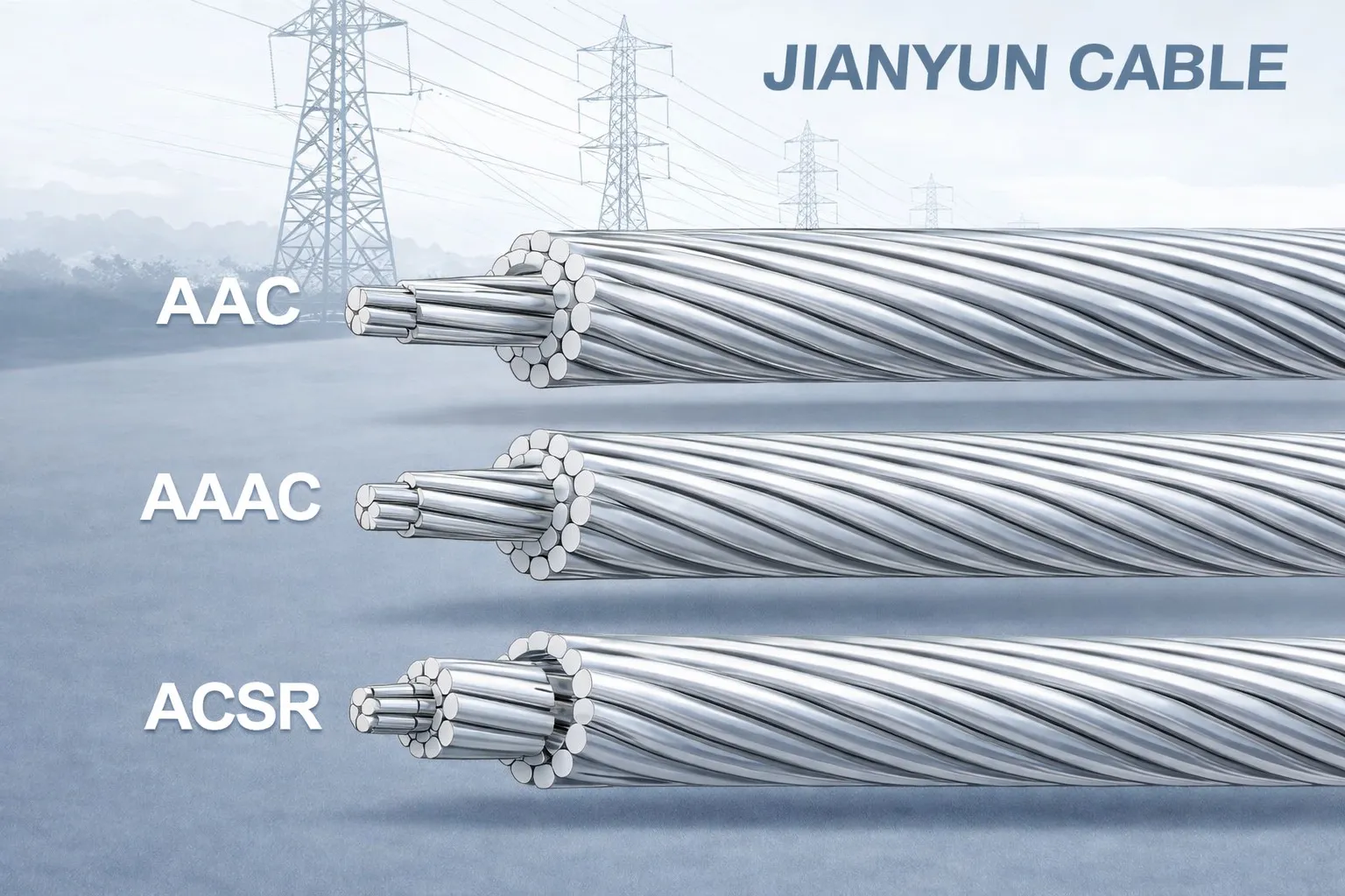 AAC vs AAAC vs ACSR: Key Differences Explained