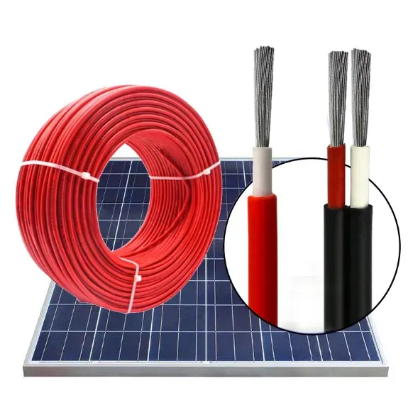 PV interconnection wire and twin-core solar cable