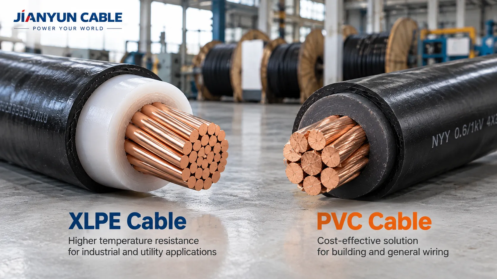 XLPE vs PVC Cable: Key Differences and Applications