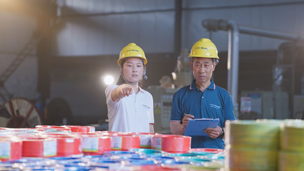 Jianyun Cable factory inspection